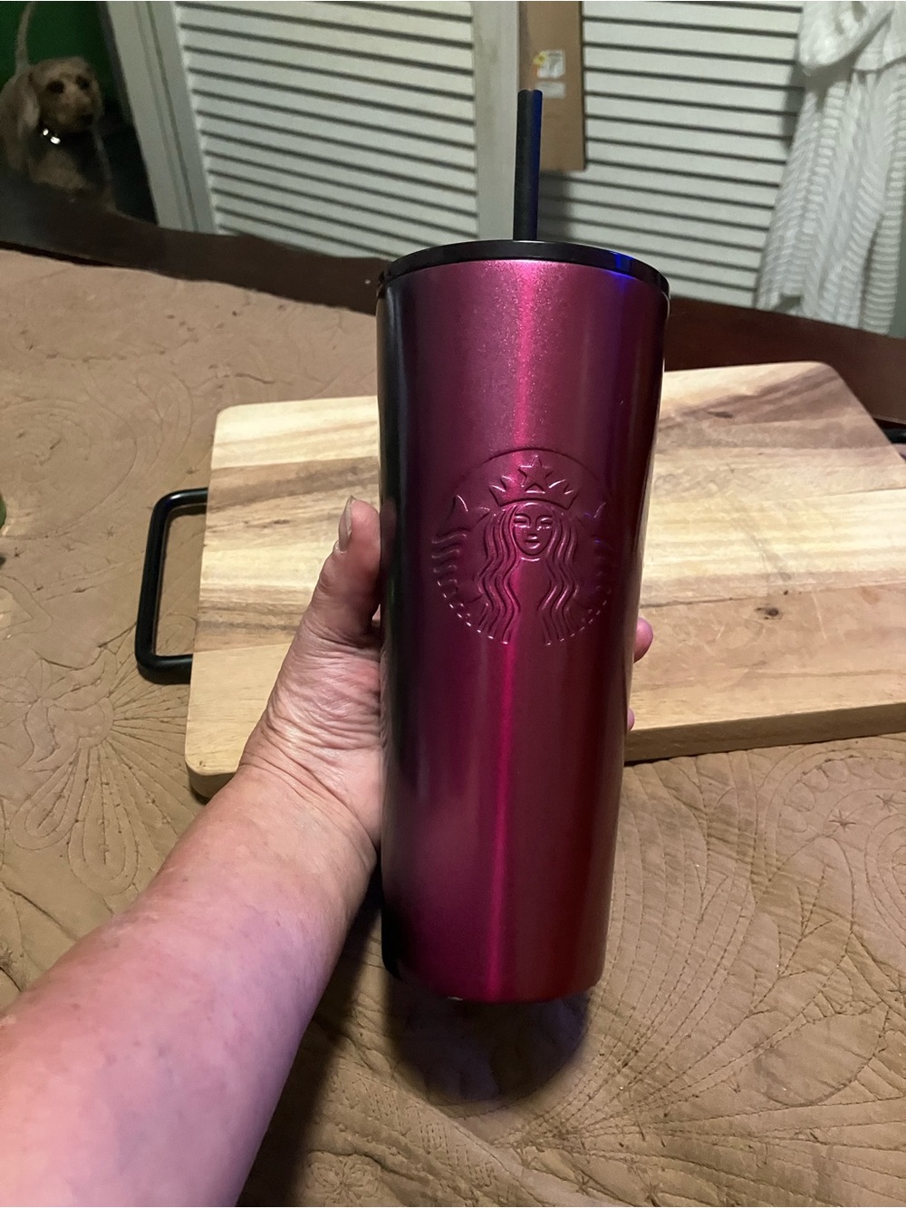 NWT Starbucks Metallic Berry,Pink, and Purple Ombré Stainless Steel Tumbler